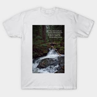 I Quiet My Mind: Lake 22 Trail T-Shirt